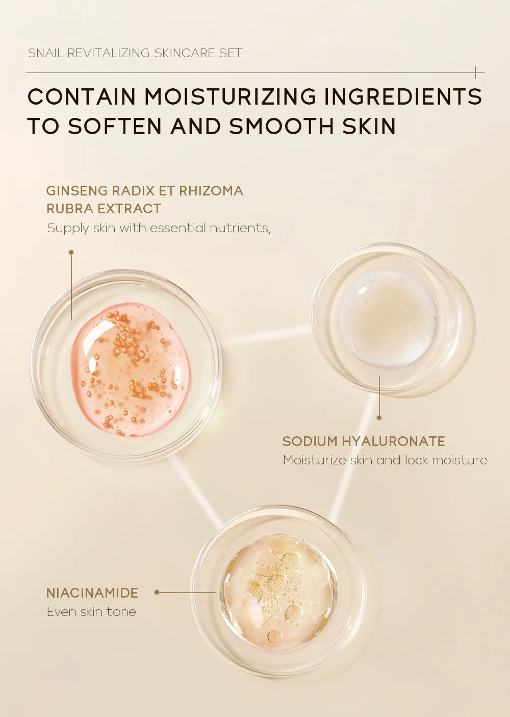 3pcs/set LAIKOU Vitamine C 24K Golden Sakura Ensembles de soins de la peau Crème pour le visage Sérum Crème pour les yeux Kit de soins du visage anti-rides